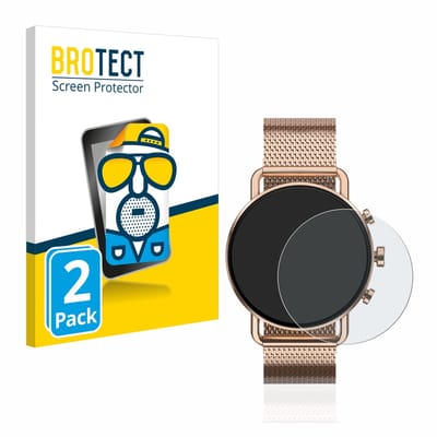 BROTECT - Screenprotector voor Skagen Falster Gen 6 (41 mm) - Folie Beschermfolie matte 2 Stuks