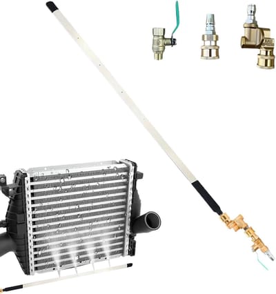 Radiator Reinigingsstok - Blazer Spoeler - Efficiënt Reinigen - Flexibele 180 Graden - 53.7 cm - Zilver