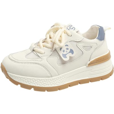 Forrest Gump Schoenen met dikke zolen Kinderen Lente en Herfst Nieuw Ins Trendy Veelzijdig Ademend Casual Kleine Witte Schoenen 40 blauw