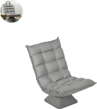 Fauteuil - Relaxstoel - Relaxfauteuil - Stoel - Met armleuning - Voor één Persoon - Grijs