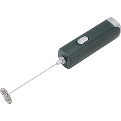 Elektrische Melkopschuimer Multifunctioneel Efficiënt Geluidsarm Mini Handopschuimer Staafje voor Koffie Lattes Warme Chocolade Dark Green