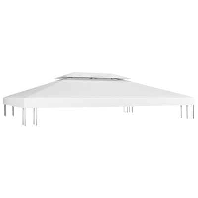 vidaXL - Prieeldak - 2-laags - 310 - g/m² - 4x3 - m - wit