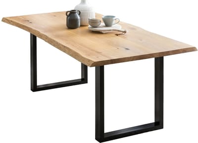 Eetkamertafel Zack Eiken - Rechthoek - 240x100cm - Hoogte 75 cm
