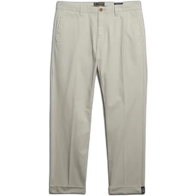 Superdry Premium Chino Normale Pasvorm Grey Grootte: 32/30