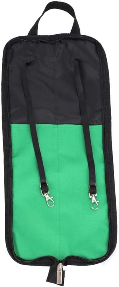 Drumstick Tas voor Drumsticks en Mallets, Ideaal voor Opslag en Draagbaarheid, Groene Drum Accessoires voor Muzikanten