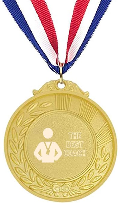 Akyol - coach medaille goudkleuring - Coach - familie vrienden collega - cadeau