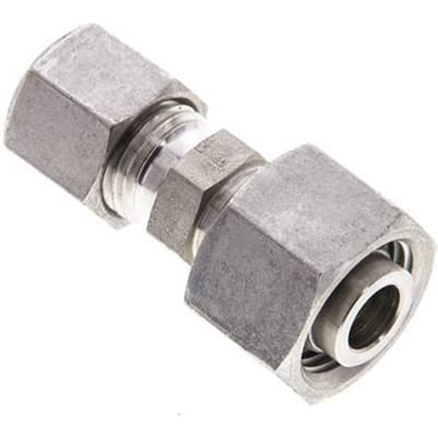 8L & 12L RVS Rechte Snijringkoppeling Draaidoorvoer 315bar ISO 8434-1
