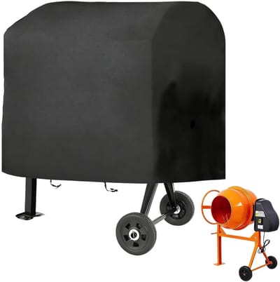 Betonmixer Cover - Beschermhoes Mixer - Buiten Beschermen - Waterdicht Stofdicht - 130 x 80 x 110 cm - Zwart