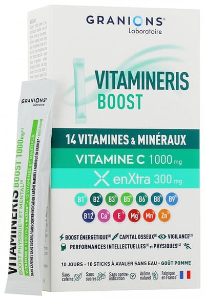 Granions Vitamineris Boost 1000 mg 10 Sticks