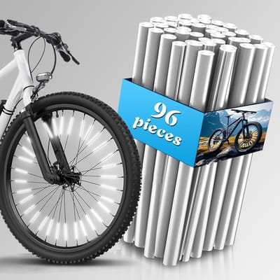 Thijox - Spaken Reflectoren Fiets 96 Stuks - 360° Reflectie Fiets Accessoire voor Kinderen - Veiligheid voor Standaard Fietsen - Geen Batterijen Nodig
