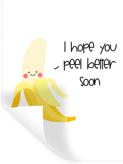 Muurstickers - Sticker Folie - Sterkte - Quotes - Fruit - Bananen - 30x40 cm - Plakfolie - Muurstickers Kinderkamer - Zelfklevend Behang - Zelfklevend behangpapier - Stickerfolie