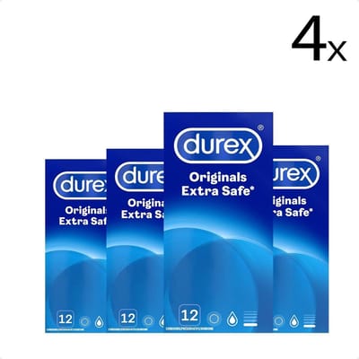 Durex Originals Condooms Extra Safe - 4x 12 stuks
