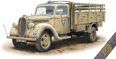 ACE Modelbouwpakket Militaire voertuigen - 72580 G917T 3t German Cargo truck (mod.1939) Plastic - 1:72 - Modelbouw