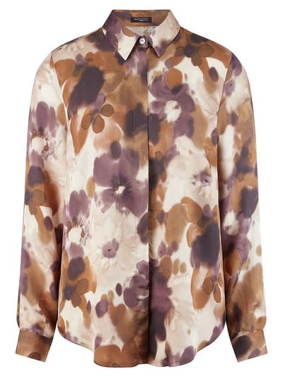 Blouse lange mouwen Van Fadenmeister Berlin beige