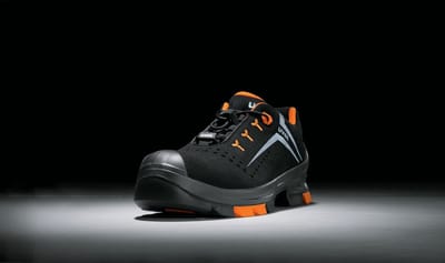 Uvex 2 H'alb-schoenen S1P 65012 Zwart, Oranje (65012)