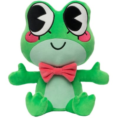 Nouvelle Peluche Grenouille Ribbit Anime Peluche Kaufmo Personnage de Dessin Animé Mignon Peluche Animal en Peluche Doux Jouet Poupée Kawaii Objet de Collection Cadeau pour Fan beige