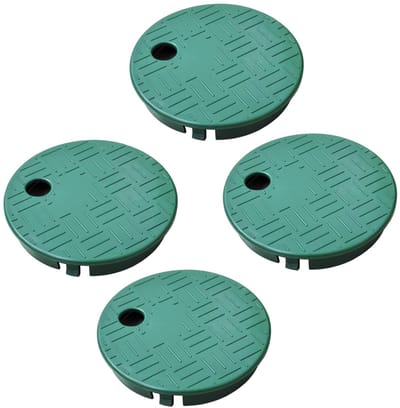 Dailygoods- Ventielbox - Hoogwaardig Plastic - Deksel - Vervanging - 4 Stuks - Geschikt voor Irrigatiesysteem - Bescherming tegen Schade - Klepdoos