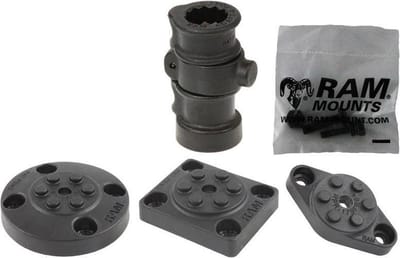 Adapt-A-Post™ Base met 3 Drill-Down Base Opties RAP-386B-AAPU