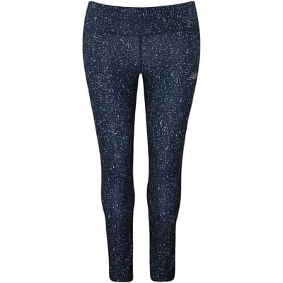 New Balance Bedrukte Navy Impact Legging voor hardloopsters WP11264 MTL