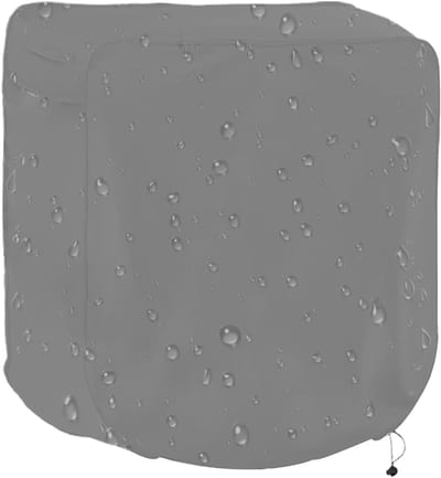 Slanghaspel Afdekking - Beschermhoes Tuinslang - Buiten Beschermen - Waterdicht Uv-bestendig - 60x45x60 cm - Zwart