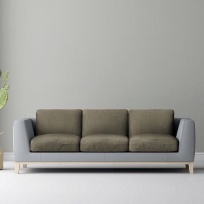 Belmarti® Zitkussenhoes Bali - 65cm tot 95cm breed Groen - Universele Belmarti® zitkussen hoes voor elke zithoek - Multi-elastisch