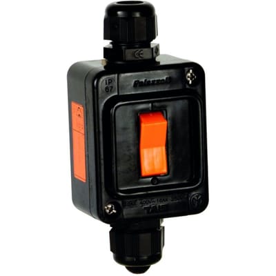 Tweerichtingskoppeling Ex Zone 2,22, 1P, Opbouw, 16A 50/60Hz Ip66 M20 Atex Ex Nr Iic T6 Gc, Ex Tc Iiic T70C Dc P202276Ex