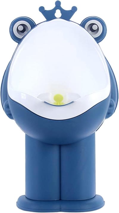 Kinder Urinoir - Potty Training Urinal - Zelfstandig Plassen Leren - Verstelbare Hoogte - 21.5 cm Breed - Donkerblauw