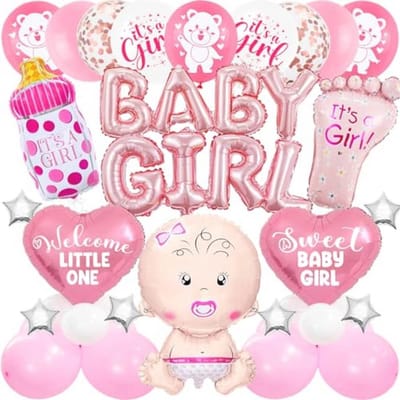 Babyshower Decoratie voor Meisjes - Welkom Baby Meisje