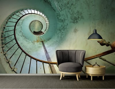 Fotobehang SpiralStaircas DD115257 A.S. Création XXL 5 | Goedkoop fotobehang
