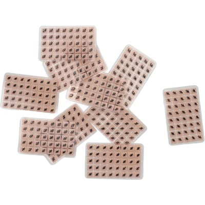 Kit de 400 Pièces d'Autocollants d'Acupuncture Auriculaire Enlever les Cernes Draguer les Méridiens Éliminer les Nuisibles
