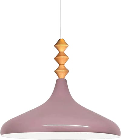 Bamyum Hanglamp E27 Metaal Lila Moderne Lamp