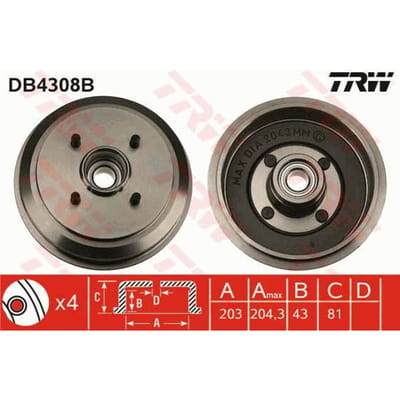 Remtrommel TRW DB4308B