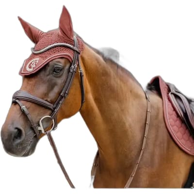 Kentucky Horsewear - Oornetje Wellington 3D Logo rope fuchsia Full