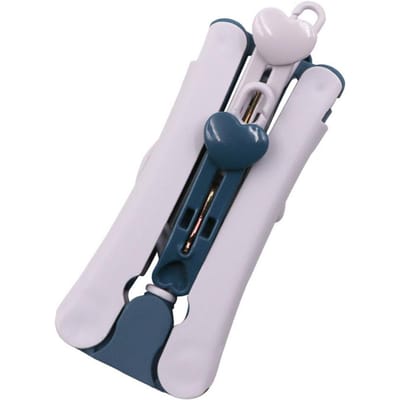 Cintre pliable multifonction pour voyage, rangement, organisateur, cintre pliable et portable bleu