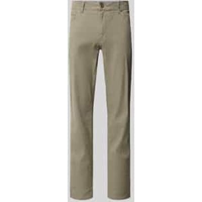 regular fit stoffen broek van mix van katoen en linnen model 'CADIZ'