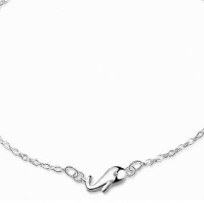 Zilver Enkelsieraad met Dolfijntje 16 cm - Charme Bijoux