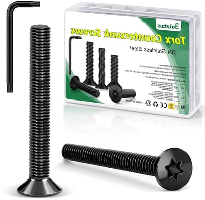 Roestvrijstalen Torx-schroeven M5 x 35 mm met Torx-sleutel en ISO 14581 doos voor machines en buiteninstallaties