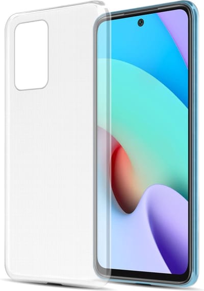 Cadorabo Hoesje geschikt voor Xiaomi RedMi 10 in VOLLEDIG TRANSPARANT - Beschermhoes gemaakt van flexibel TPU Silicone Case Cover
