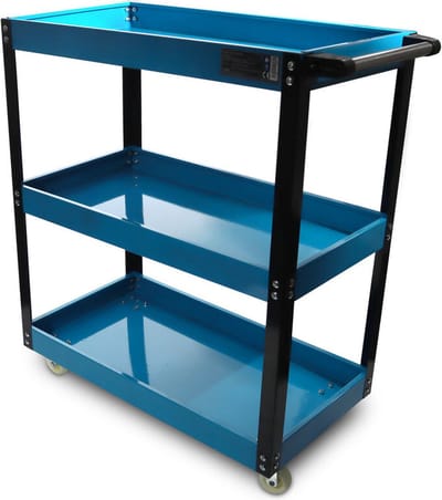 Werkplaatswagen / Gereedschapswagen / Rolwagen - 3 niveaus - Blauw