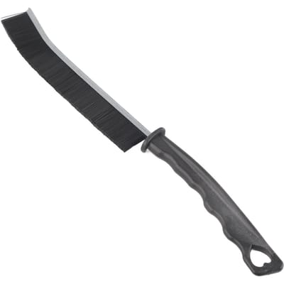 Spleetreinigingsborstel PE Legering Zwart Comfortabele Grip Multifunctionele Spleetborstel voor Rolluikdeur black