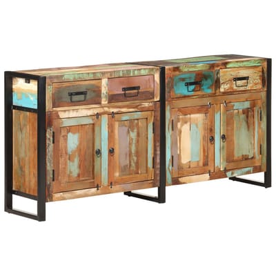 vidaXL - Dressoir - 172x35x80 - cm - massief - gerecycled - hout