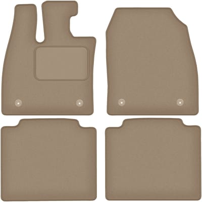 Wielganizator WLG-CARLUX Serie - Velours Automatten - Beige - Perfecte Pasvorm - Voor Lexus RZ Crossover (2022-)
