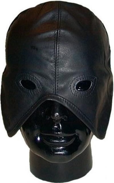 Mister b half-laced master hood - zwart - xl - vetersluiting
