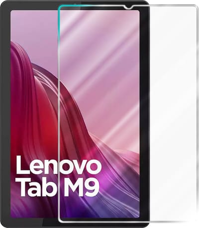 Cadorabo Screenprotector geschikt voor Lenovo Tab M9 - Pantser film Beschermende film in KRISTALHELDER Geharde (Tempered) display beschermglas in 9H hardheid met 3D Touch