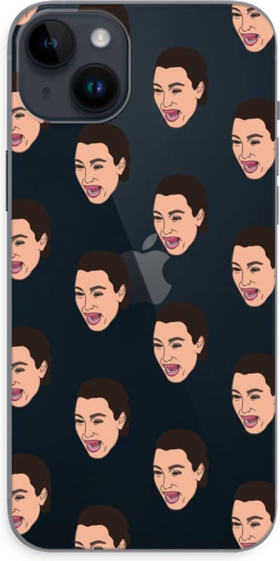 Case Company® - Hoesje geschikt voor iPhone 14 Plus hoesje - Ugly Cry Call - Soft Cover Telefoonhoesje - Bescherming aan alle Kanten en Schermrand