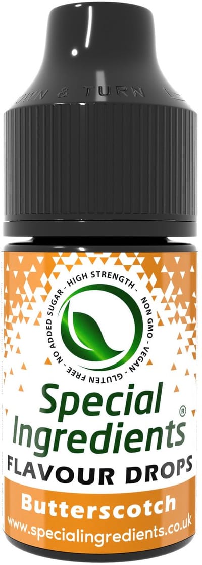 Butterscotch Smaak Druppels - 30 ml - Smaakdruppels - Flavour Drops - Moderne Gastronomie - Moleculair Koken - Hersluitbare Pot - Recycled Plastic