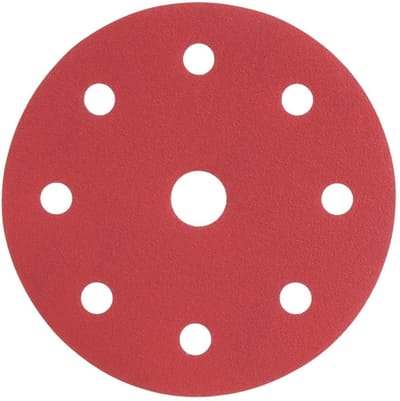 Radix - Schuurschijf - Pro - Klittenband 125 mm - P150 – 9 stofgaten (50 stuks)