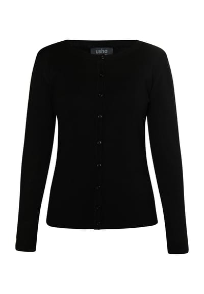 usha Vest Dames zwart