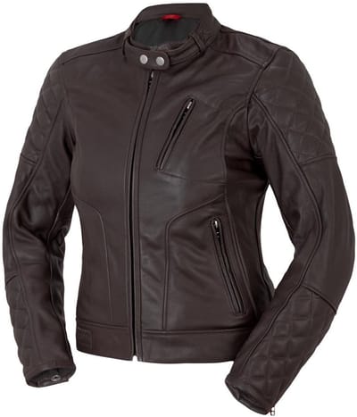 Bogotto Chicago Retro Dames Bruin Leren Motorjas - Jas