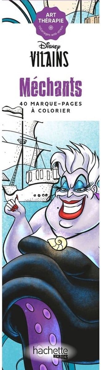 Disney Boekenleggers om te kleuren - Vilains Méchants - kleuren voor volwassenen